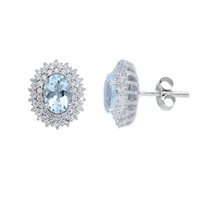 Orecchini Babila Milano Donna For Ever in Oro bianco Acquamarina 1.46 Ct 254185 - 254185